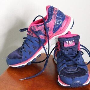 361 shoes Blue Pink size 7 Tennis shoes